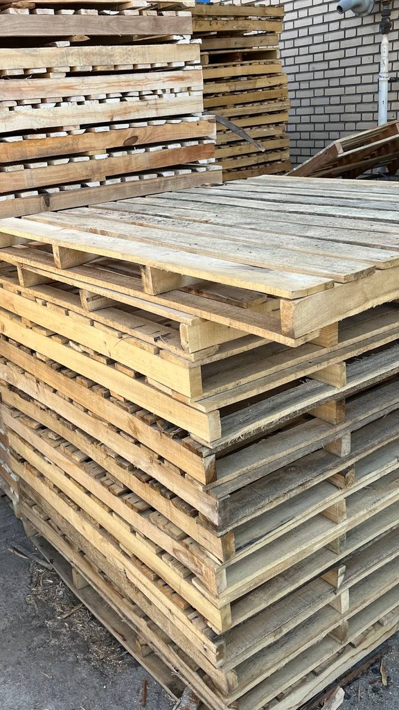 پالت چوبی 3 شاسی6*3 در ابعاد  100Cm*100Cm