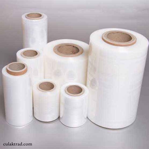 فیلم استرچ پلی اتیلن شفاف 23 میکرون عرض 50